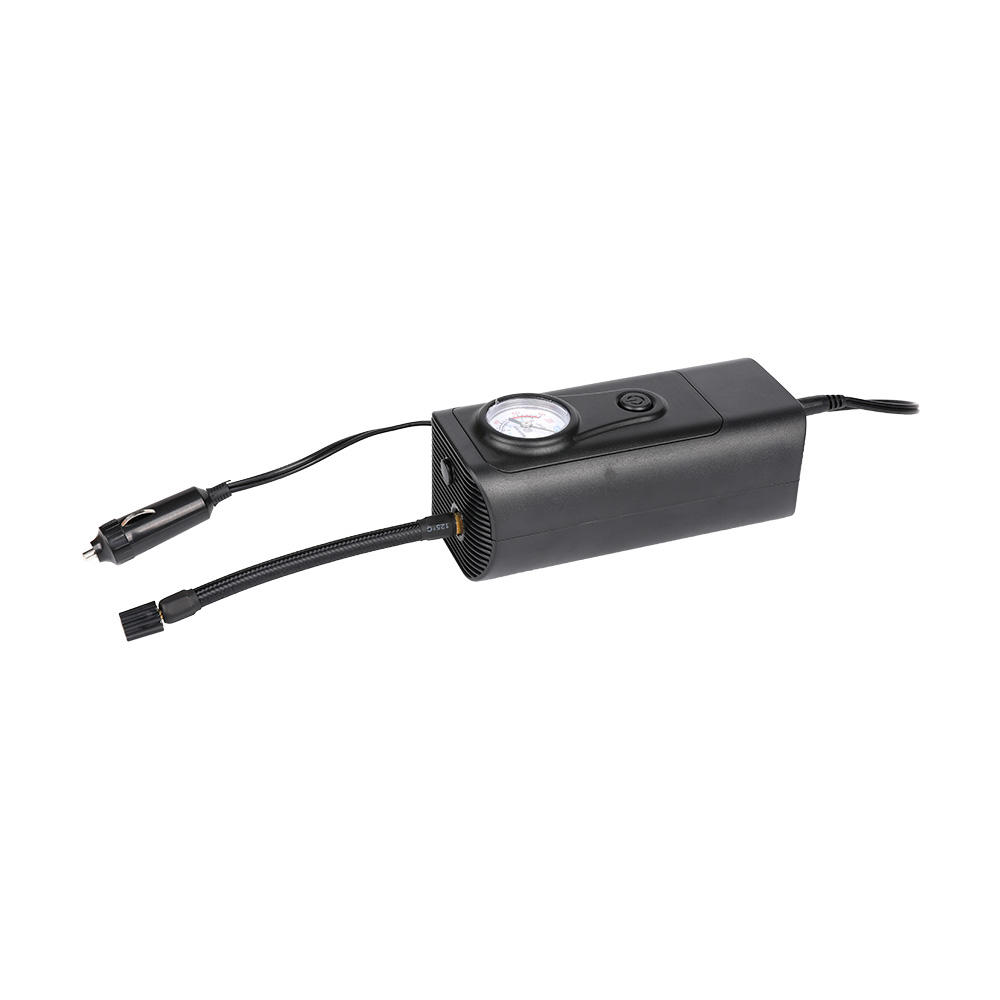 Цифровой беспроводной аккумуляторный мини-воздушный компрессор с аварийным освещением